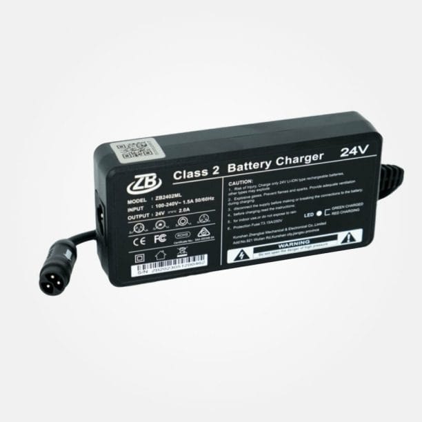 Solax Mobility Scooter Lithium 2A Charger (New style small 3 pin)